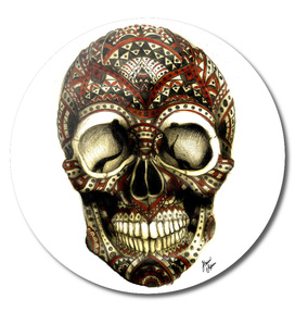 ornate skull