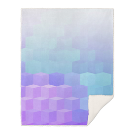 Pastel Cube Pattern Ombre 2.
