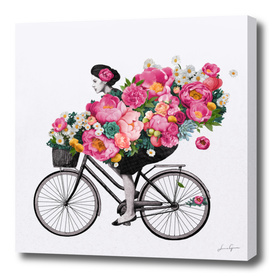 floral bicycle