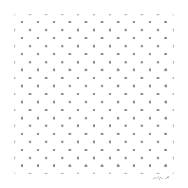 Small Grey Polka Dots Pattern