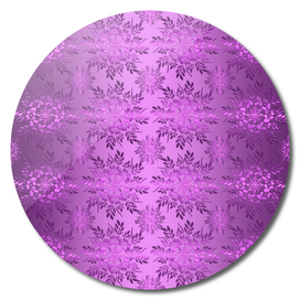 Floral bàroqùe violet pattern