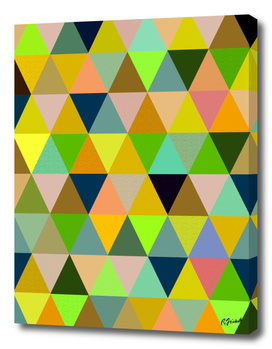 Abstract #442 Triangles Colorés