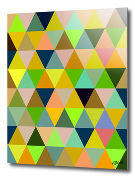Abstract #442 Triangles Colorés