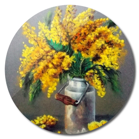 bouquet of mimosa