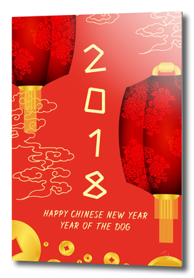 Chinese Lantern 2018 Lunar New Year