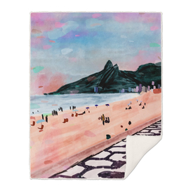 Rio Watercolors - Ipanema