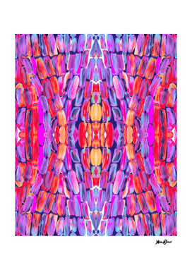 Ultraviolet Purple Sugarcane Pattern