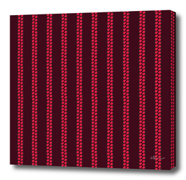Strawberry Stripes Pattern - StripesV/BURGUNDY