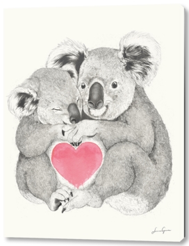 koalas love hugs