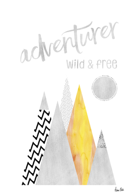 GRAPHIC ART Adventurer - Wild & Free