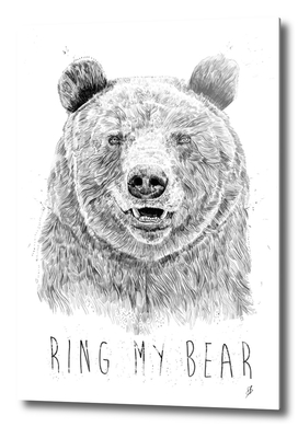 Ring my bear (bw)