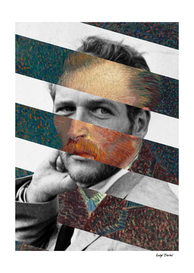 Van Gogh's Self Portrait & Paul Newman