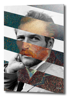 Van Gogh's Self Portrait & Paul Newman