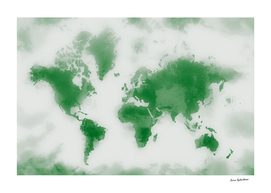 Green World Map
