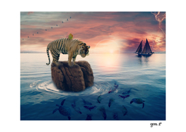 Tiger Drifting by GEN Z