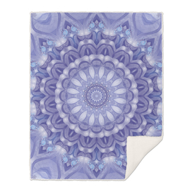 Light Blue, Lavender and White Mandala 02