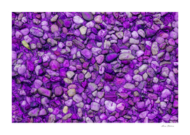 Background Texture Ultraviolet Sea Pebbles Close-up