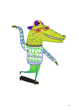 Crocdile Skater 2
