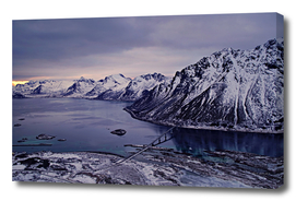 Landscape of Lofoten islands