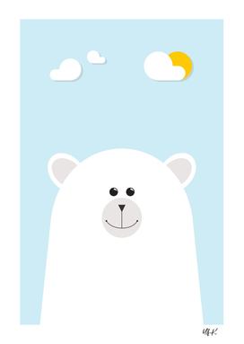 Polar Bear • Colorful Illustration