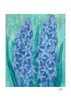 Hyacinths, Spring Flowers, Floral Art, Easter Gift