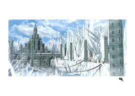 Fantasy Snow Castle
