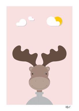 Elk • Colorful Illustration