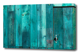 Turquoise Wooden Panels
