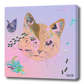 Pastel Cat 3d
