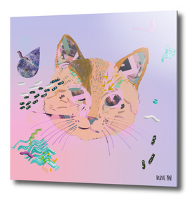 Pastel Cat 3d