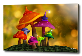 Whimsical Mushrooms