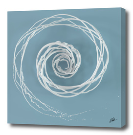 White spiral