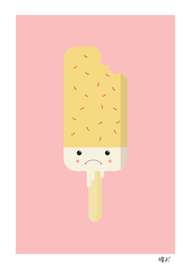 Vanilla Ice Cream • Colorful Illustration