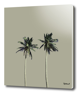 Twin Palms (warm grey)