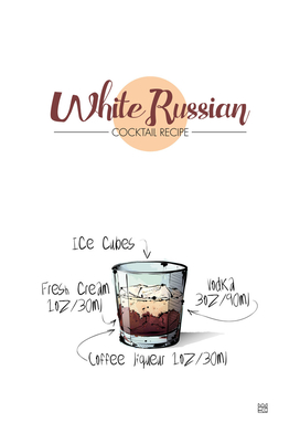 White Russian cocktail recipe