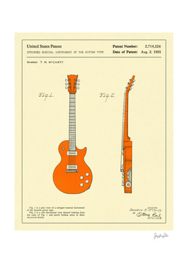 Guitar Patent - 1955