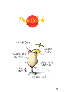 Pina Colada cocktail recipe