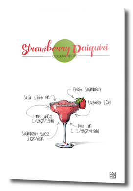 Strawberry Daiquiri cocktail recipe