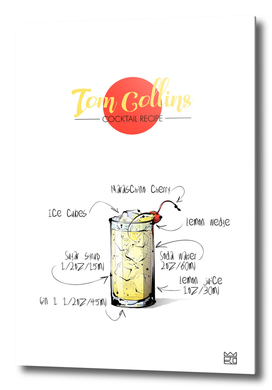 Tom Collins cocktail recipe