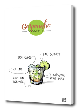 Caipirinha cocktail recipe