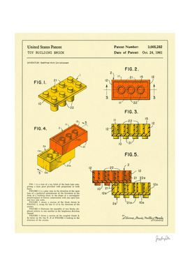 Building Bricks Patent - 1961