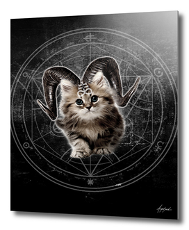 ALL OVER Cat Kitty Black Dark Satanic Satan 666 Hell