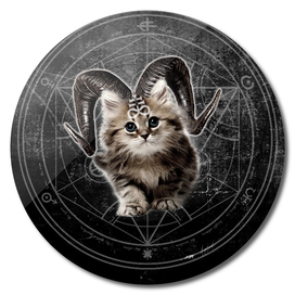 ALL OVER Cat Kitty Black Dark Satanic Satan 666 Hell