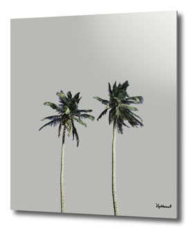 Twin Palms (light grey)
