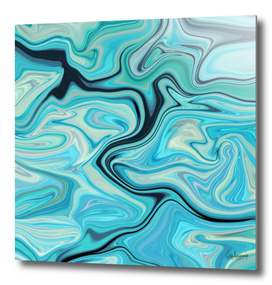 Marbled Frenzy Turquoise