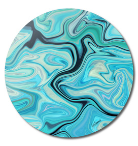 Marbled Frenzy Turquoise