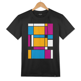 Tribute to Mondrian No3, abstract design