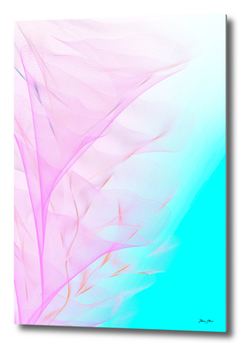 Dreamy Pastel Motion Vibes - Pink & Turquoise