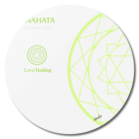 Anahata- The heart chakra which stands for love or healing.