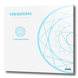 Vishuddha- The throat chakra which stands for communication